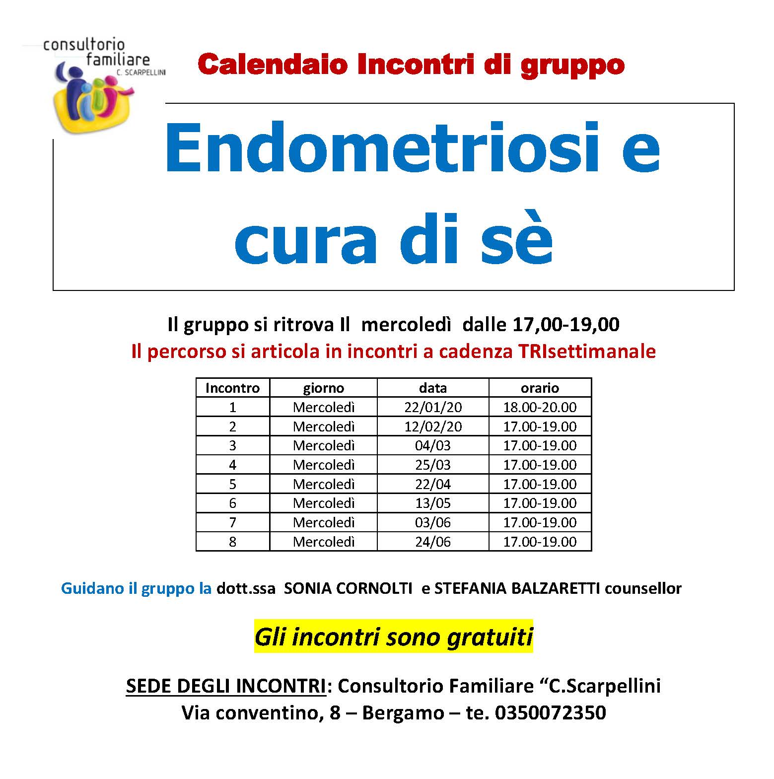 Endometriosi caledario2020 Scarpellini